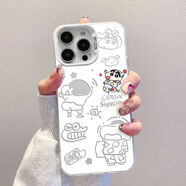 結盟者 適用蘋(píng)果17promax手機殼iphone17pro保護套蘋(píng)果17保護殼蘋(píng)果16promax防摔男女款創(chuàng  )意保護套情侶款 恐龍睡衣小新 iPhone 16 ProMax