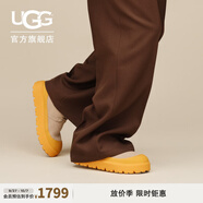 UGG冬季男女同款時(shí)尚舒適保暖厚底系帶紐姆休閑短靴時(shí)尚靴1143991 MMM | 芥菜籽色/ 夏日小麥黃色 37