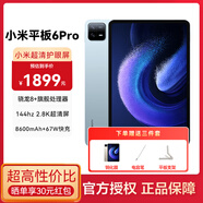小米平板6Pro 11英寸平板電腦二合一Pad學(xué)生學(xué)習娛樂(lè )辦公游戲 8G+256G藍色 官方標配