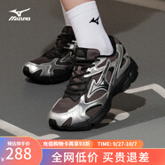 美津濃（MIZUNO）【SPEED 2K】千禧復古跑鞋男女同款運動鞋緩震舒適透氣跑步鞋 19/夜鈦灰 43 (280mm)