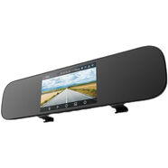 小米車(chē)載后視鏡行車(chē)記錄儀汽車(chē)前后雙錄高清夜視影像智能停車(chē)監控 官方標配 黑色單鏡頭