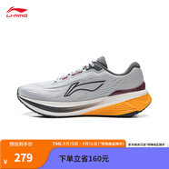 李寧（LI-NING）吾躍3.0 v2丨休閑慢跑鞋男女鞋情侶2025透氣簡(jiǎn)約百搭運(yùn)動(dòng)鞋 迷霧灰(11男款)-7 41