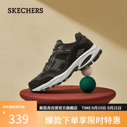斯凱奇（Skechers）男鞋秋季厚底老爹鞋休閑熊貓鞋軟底運(yùn)動(dòng)鞋237067