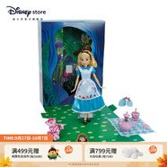 迪士尼（Disney）故事書(shū)玩偶套裝系列艾莎安娜愛(ài)麗絲關(guān)節可動(dòng)娃娃送女孩生日禮物 愛(ài)麗絲故事書(shū)玩偶套裝