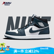 耐克（NIKE）【潮】Air Jordan aj1板鞋男女新款高幫休閑跑步運動耐磨籃球鞋 554725/554724-411 39 GS