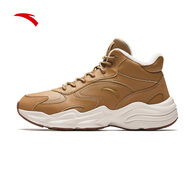 安踏行者大棉鞋休閑鞋男鞋冬季革面加絨加厚保暖厚底雪地靴運動(dòng)鞋子