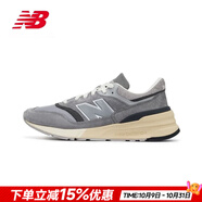 NEW BALANCE男鞋女鞋 25新款NB997R情侶運(yùn)動(dòng)休閑鞋跑步鞋潮流復(fù)古拼接老爹鞋 U997RHA-D灰色 36 (腳長22cm)