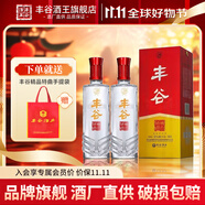 豐谷濃香型白酒52度 聚會送禮口糧酒四川白酒 川派濃香白酒 52度 500mL 2瓶 精品特曲【含禮袋】