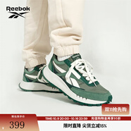 Reebok銳步官方24新品男女CL LEGACY W+蕾格西黑武士休閑復(fù)古跑鞋 100222340 復(fù)古軍綠 38.5 (24.5cm),US: 6.5
