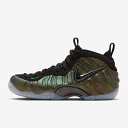 耐克（NIKE） Foamposite 噴泡男子籃球鞋 松綠/黑HF0794-300 44.5