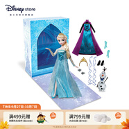 迪士尼（Disney）故事書(shū)玩偶套裝系列艾莎安娜愛(ài)麗絲關(guān)節可動(dòng)娃娃送女孩生日禮物 艾莎故事書(shū)玩偶套裝