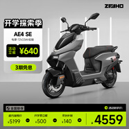 ZEEHO極核高性能電摩電動摩托車通勤代步外賣大踏板空間長續(xù)航鉛酸智能電動車AE4 SE AE4 SE鉛酸72V23AH【到店選色】