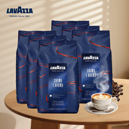 拉瓦薩（LAVAZZA）意大利進(jìn)口CREMAEAROMA意式醇香中烘咖啡豆1kg*6包整箱裝