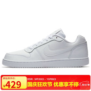 耐克NIKE休閑鞋男子減震EBERNON LOW運動鞋AQ1775-100白41