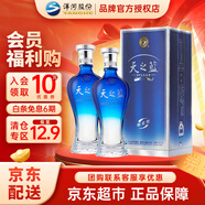 洋河 藍(lán)色經(jīng)典天之藍(lán) 口感綿柔濃香型白酒（內(nèi)附禮袋）過節(jié)送禮 42度 480mL  *2雙支裝