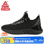 匹克（PEAK）態(tài)極跑鞋男女鞋輕便跑步鞋減震運動(dòng)鞋情侶自適應科技 E91617H 黑色 38
