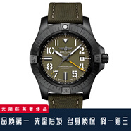 【二手99新】未使用閑置全套 百年靈復仇者系列 瑞士表 手表男機械表 金表 名表 二手奢侈品 男士奢侈品腕表 二手全套V323952A1L1X2綠盤(pán)45毫米