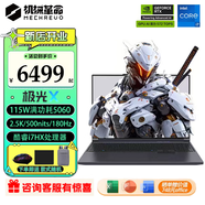 機械革命（MECHREVO）極光X系列新品  酷睿13代i7性能處理器4050/5060/5070獨立電競游戲顯卡大學(xué)生大型游戲筆記本電腦 極光X i7-13700HX RTX5060 灰 16G 1