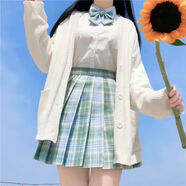 愛(ài)圖榮春秋 慵懶風(fēng)寬松長(zhǎng)袖毛衣針織開(kāi)衫女2025新款學(xué)院風(fēng)可愛(ài)V領(lǐng)薄外套 米白色【JK*外套】 S 【建議80-95斤】