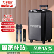 萬(wàn)利達(dá)（Malata）M+9017C戶(hù)外電木吉他民謠彈唱樂(lè)器音箱廣場(chǎng)舞演出音響無(wú)線(xiàn)藍(lán)牙家用拉桿音箱U段話(huà)筒12吋