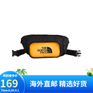 the North Face 北面美版腰包通用運動斜跨包胸包3L EXPLORE HIP PACK ZU3-黑/金色 均碼