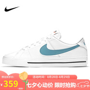耐克NIKE男休閑鞋NIKE COURT LEGACY低幫運動(dòng)鞋CU4150-104白藍42