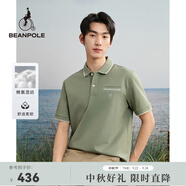 beanpole夏季男士日常多色休閑舒適通勤簡(jiǎn)約商務(wù)POLO衫T恤 橄欖色 2XL 185/104A
