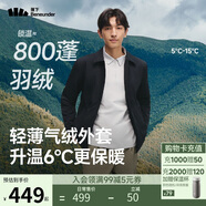 蕉下（beneunder）氣絨服男襯衫外套可翻領(lǐng)戶(hù)外休閑通勤 夾克外套CL237漫暮黑S