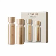 蘭芝（LANEIGE）蘭芝致美青春緊顏雪凝精華水乳面霜眼霜精華露套盒補水保濕 蘭芝致美緊顏新款兩件套