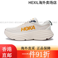 HOKA ONE ONE邦代8 男款Bondi 8輕量緩震透氣公路跑鞋1123202 1123202-BWHT黑 1123202-OST橡木白現(xiàn)貨單層 40.5