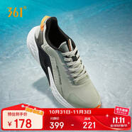 361°運(yùn)動(dòng)鞋男秋冬季雨屏防潑水通勤休閑減震慢跑步鞋子男672032222-5