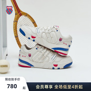蓋世威（K·SWISS）【秀場(chǎng)同款】運(yùn)動(dòng)鞋男女情侶鞋復(fù)古真皮低幫板鞋Si-18滿貫鞋8381 166經(jīng)典色 39 女尺碼偏小,推薦拍大一碼