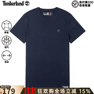 Timberland添柏嵐短袖男半袖夏季戶外運動通勤休閑修身打底衫純棉t恤男A2EKJ 寶藍色 建議拍大一碼/A2EKJZ02 M (175)