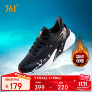 361°運動鞋男雨屏秋冬季款加絨保暖戶外通勤跑步棉鞋子男672342231B-3
