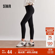 森馬【王玉雯同款】休閑褲女修身小腳褲24秋冬九分鯊魚褲109724127002