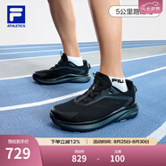 斐樂（FILA）官方男鞋【BOA柔云2代5公里路跑鞋】新款運(yùn)動(dòng)鞋跑步鞋 黑-BK 44.5