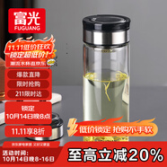 富光尚宇系列單層悶茶玻璃杯 男女士水杯高硼硅玻璃杯子泡茶杯800ml