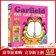 加菲貓英文原版漫畫(huà) 合集 故事三合一 Garfield Fat Cat 3 Pack 經(jīng)典趣味幽默漫畫(huà) 兒童圖畫(huà)故事書(shū) Jim Davis進(jìn)口原版書(shū)籍 綠山墻 加菲貓漫畫(huà) 三合一 13