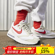 耐克（NIKE）男鞋2025春季新款A(yù)IR MAX氣墊鞋緩震運(yùn)動(dòng)鞋休閑鞋透氣跑步鞋 DQ3991-100白色大學(xué)紅 43