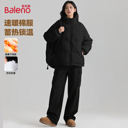 班尼路（Baleno）羽絨棉服女冬季2025新款小個(gè)子面包服棉襖子加厚保暖棉衣外套女裝