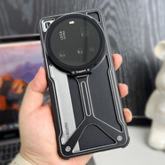 小米（MI）【品質(zhì)原裝】適用小米14ultra手機(jī)保護(hù)殼四角氣囊防摔高端鋁合金 金屬黑【散熱鋁盾鏡頭支架】 小米_15_Ultra