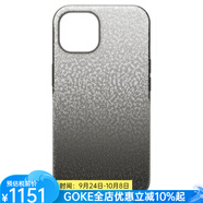 施華洛世奇潮牌 iPhone14手機殼閃亮水晶漸變色5644913 Silver tone os