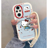 星因適用小米Civi1s手機殼Xiaomi13/14Pro英文kt貓Mix4泡芙civi4pro個(gè)性10ultra情侶mi11青春civi3/2個(gè) 白泡芙殼【藍格紋kt貓】+膜+手繩 小米 Civi