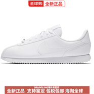 耐克（NIKE）CortezBasicSL舒適防滑輕便低幫休閑跑步鞋女士純白 35.5