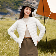 雪中飛輕薄羽絨內(nèi)膽女式2025年新款秋冬季專柜薄款羽絨服女外套 白色【新國標(biāo)90絨】 M (160) 【建議95-105斤】