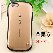 IFACE MALL適用于蘋果6s手機殼iface小蠻腰防摔6splus硅膠套i6p保護套硬外殼 [6/6S]土豪金送黑色掛繩