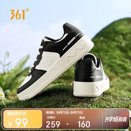 361°運(yùn)動(dòng)女鞋秋季透氣開學(xué)厚底增高小白休閑板鞋子女682426611-4