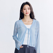 茵曼（INMAN）章若楠同款歐若風法式吊帶連衣裙2025夏季新品女裝淡鵝黃色裙子 星空藍-18528632 S