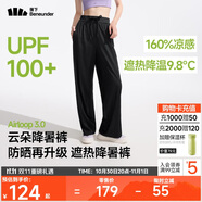 蕉下（beneunder）闊腿褲休閑褲子女士冰絲垂墜感寬松防曬運(yùn)動長褲透氣春夏款A(yù)L206