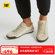 CAT卡特25秋冬新品男士戶(hù)外工裝舒適出行皮鞋 淺卡其色 43